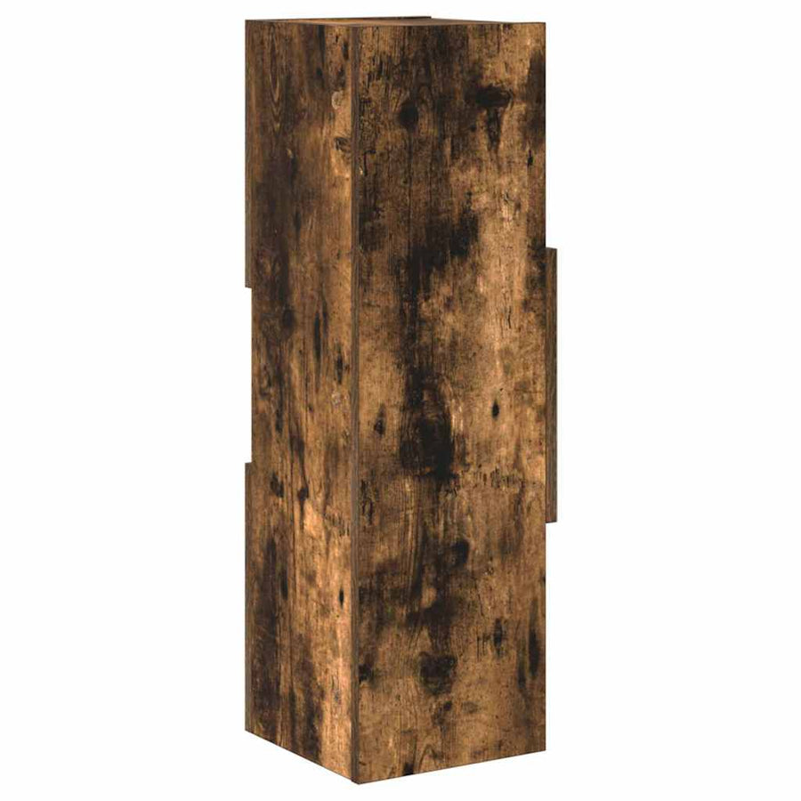 Hoekkast Wit 25,5x25x80cm Bewerkt hout