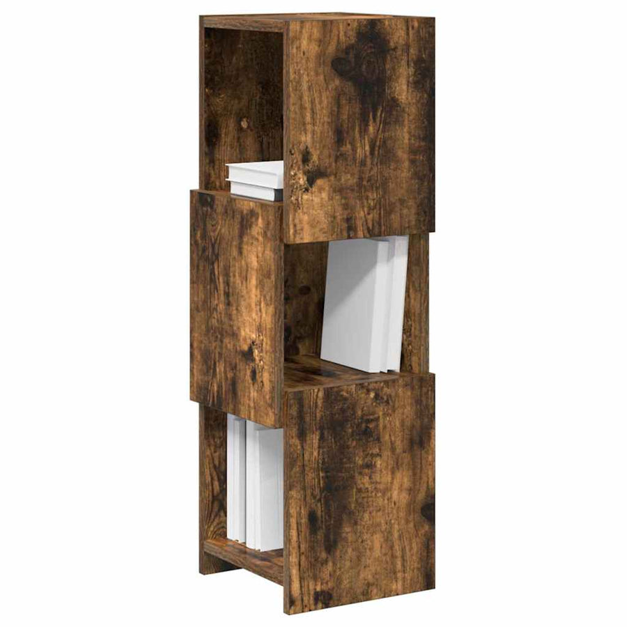 Hoekkast Wit 25,5x25x80cm Bewerkt hout