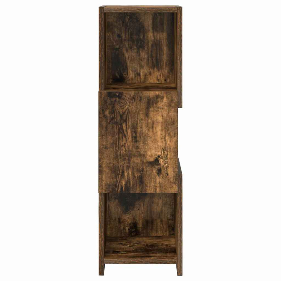 Hoekkast Wit 25,5x25x80cm Bewerkt hout