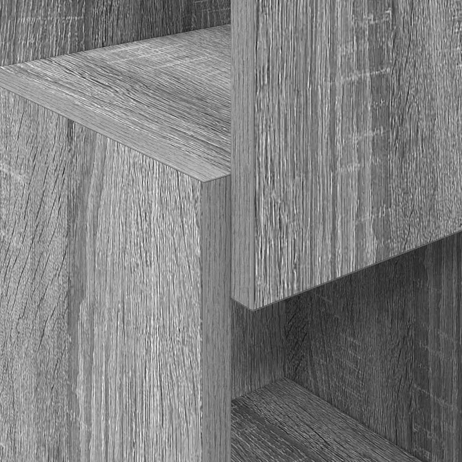 Hoekkast Wit 25,5x25x80cm Bewerkt hout