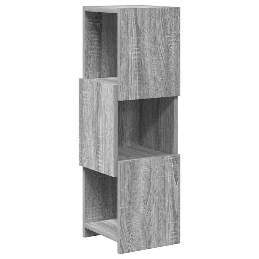 Hoekkast Wit 25,5x25x80cm Bewerkt hout