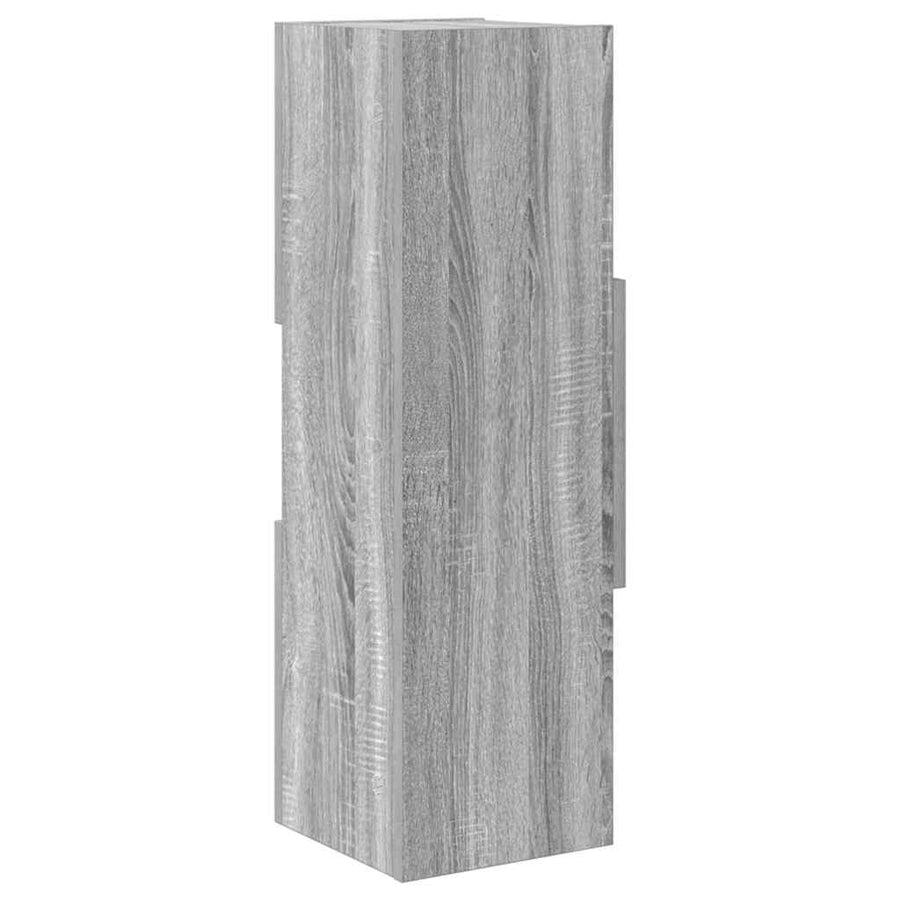 Hoekkast Wit 25,5x25x80cm Bewerkt hout