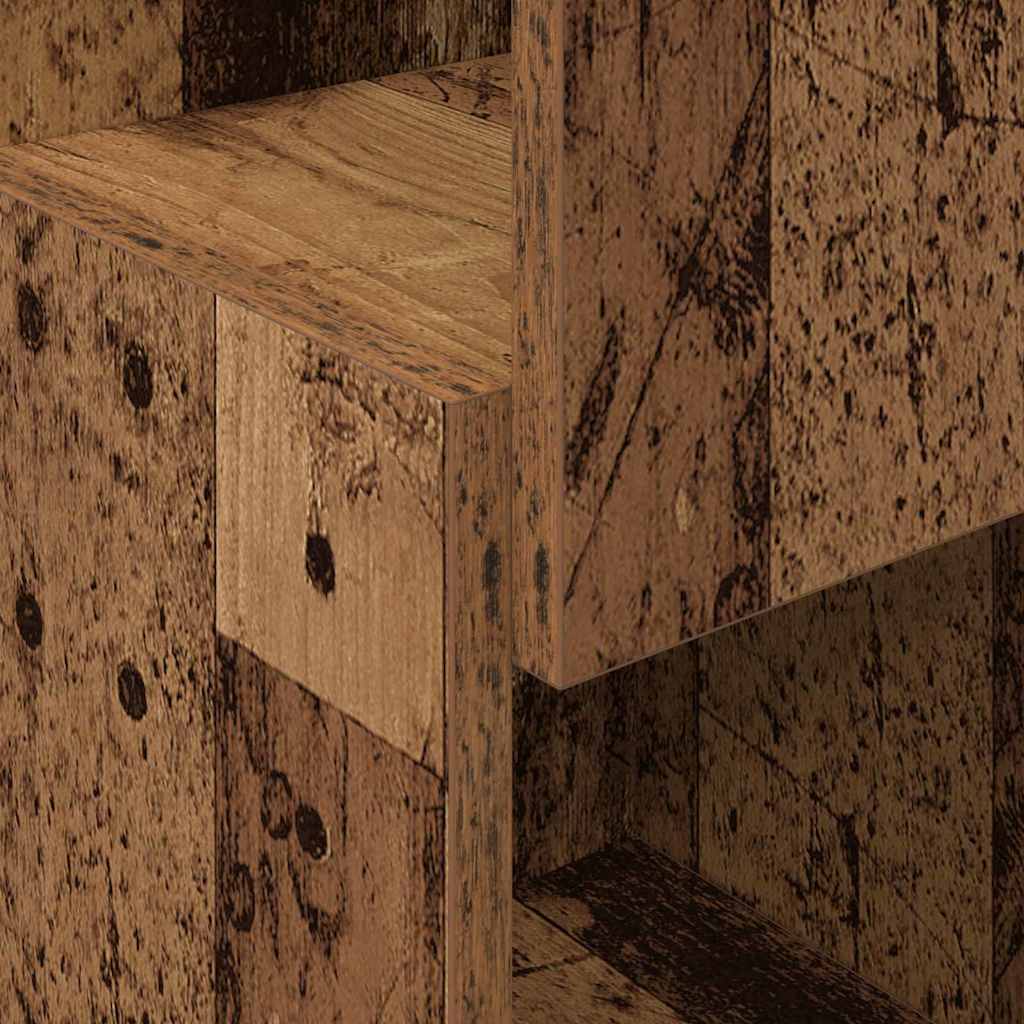 Hoekkast Wit 25,5x25x80cm Bewerkt hout
