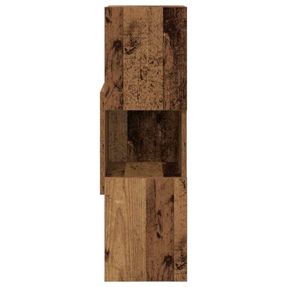 Hoekkast Wit 25,5x25x80cm Bewerkt hout