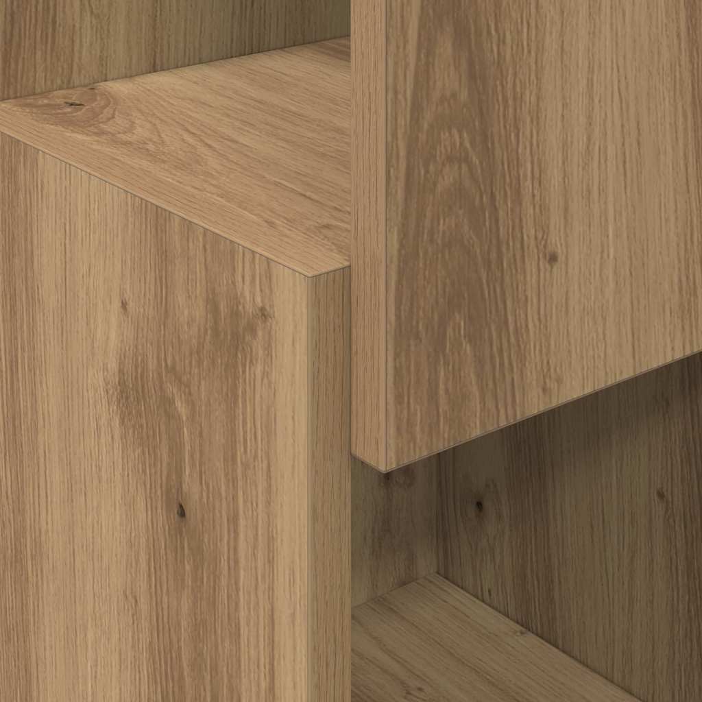 Hoekkast Wit 25,5x25x80cm Bewerkt hout