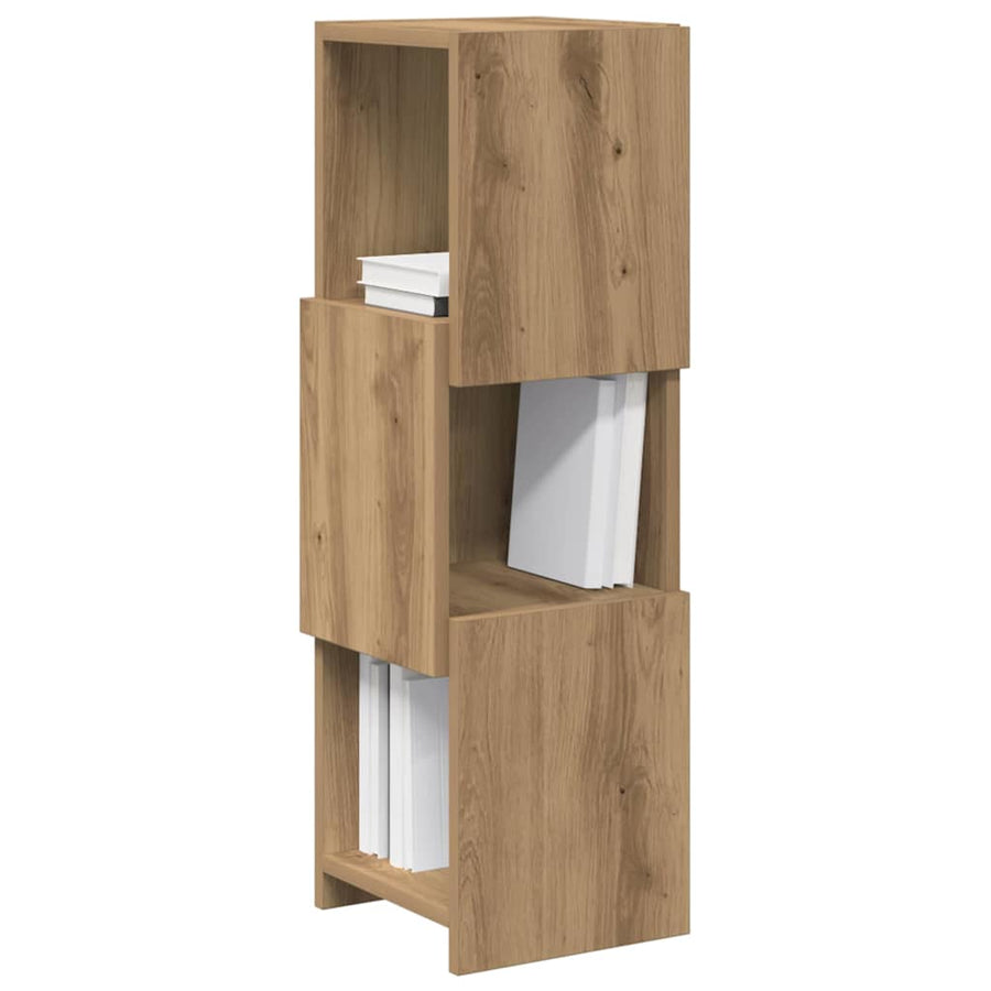 Hoekkast Wit 25,5x25x80cm Bewerkt hout