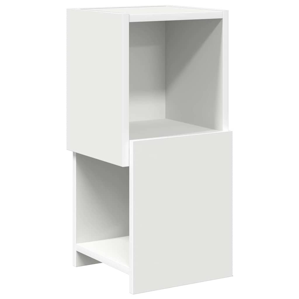 Hoekkast Wit 25,5x25x55cm Bewerkt hout