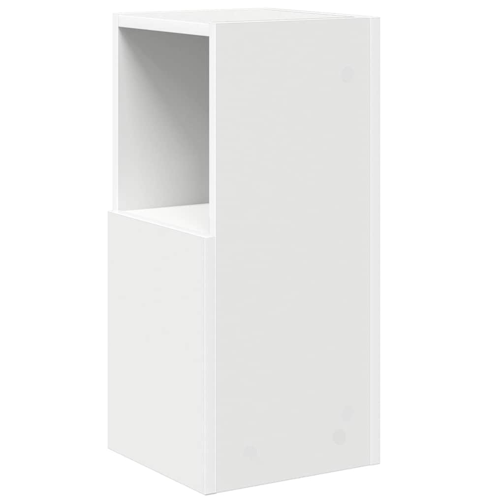 Hoekkast Wit 25,5x25x55cm Bewerkt hout