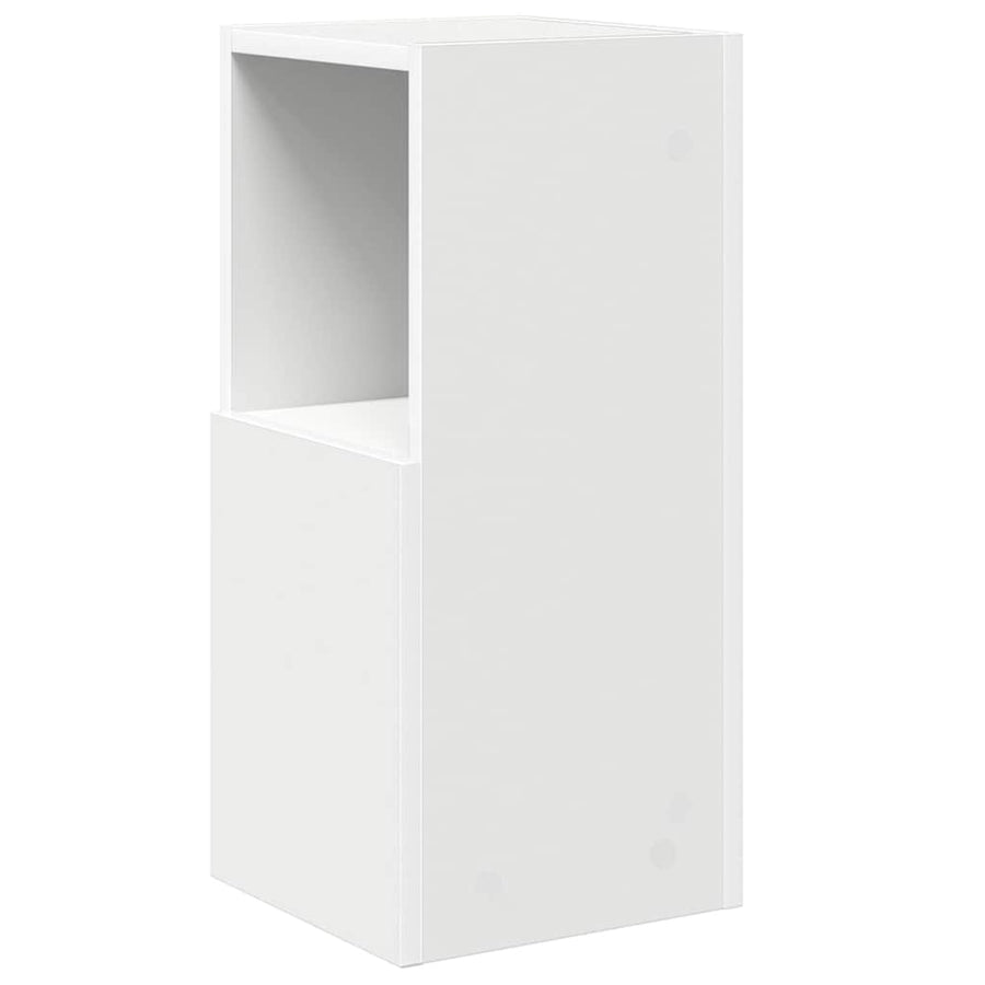 Hoekkast Wit 25,5x25x55cm Bewerkt hout