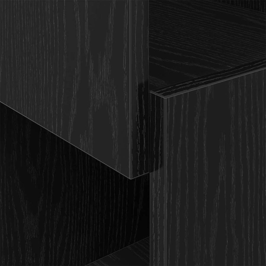 Hoekkast Wit 25,5x25x55cm Bewerkt hout