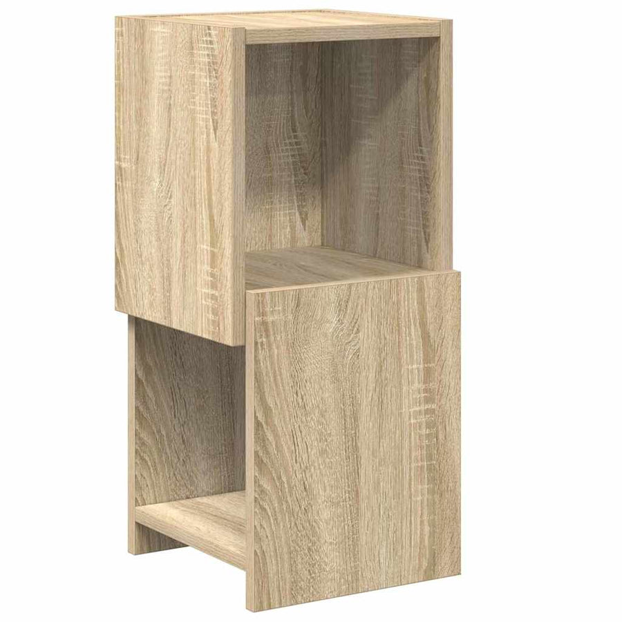 Hoekkast Wit 25,5x25x55cm Bewerkt hout