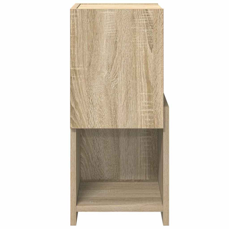 Hoekkast Wit 25,5x25x55cm Bewerkt hout