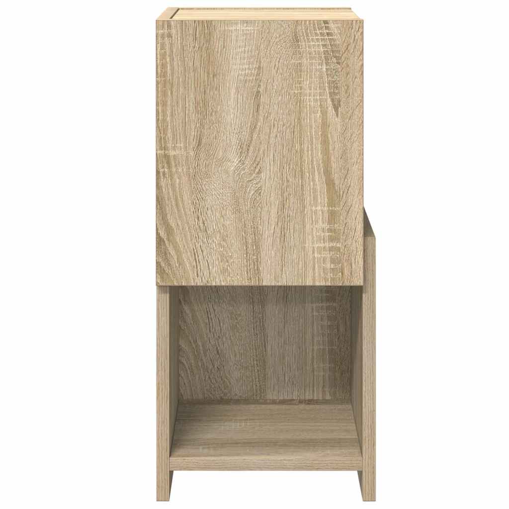 Hoekkast Wit 25,5x25x55cm Bewerkt hout