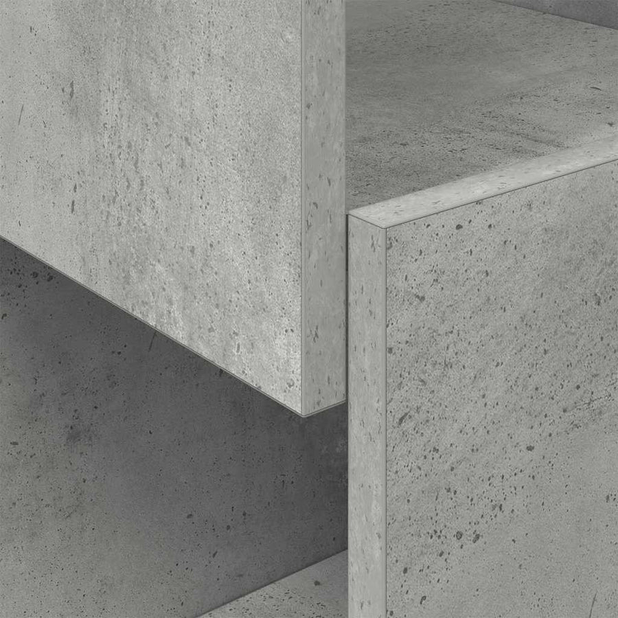 Hoekkast Wit 25,5x25x55cm Bewerkt hout