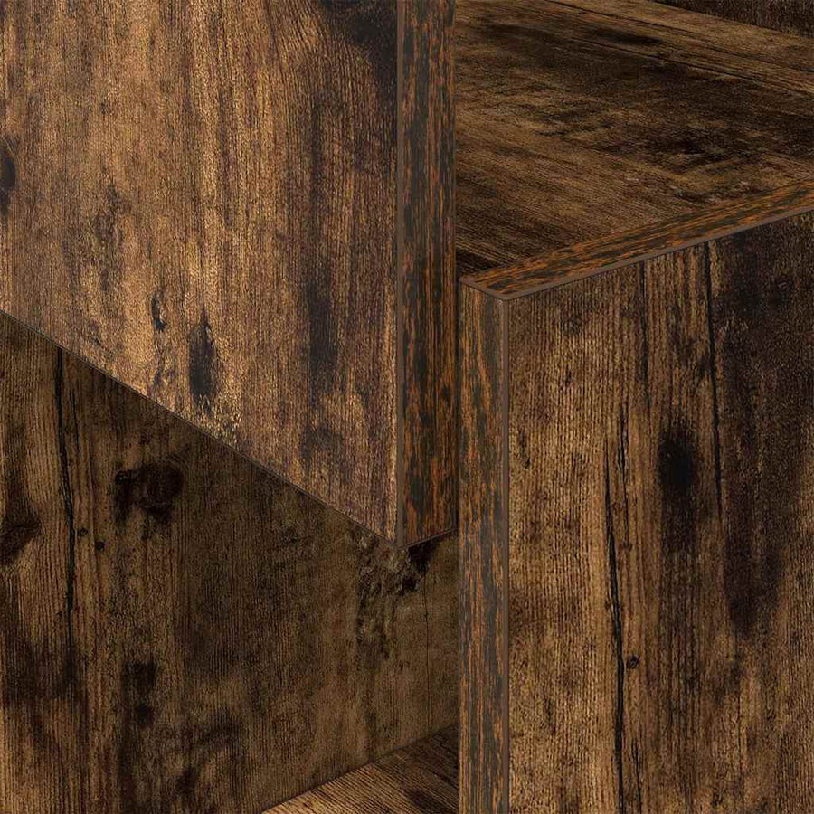Hoekkast Wit 25,5x25x55cm Bewerkt hout