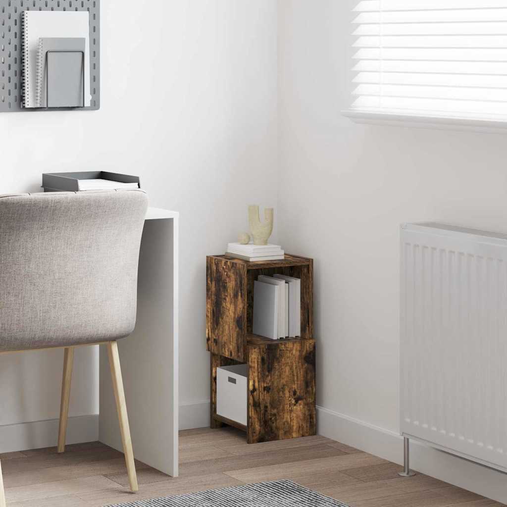 Hoekkast Wit 25,5x25x55cm Bewerkt hout