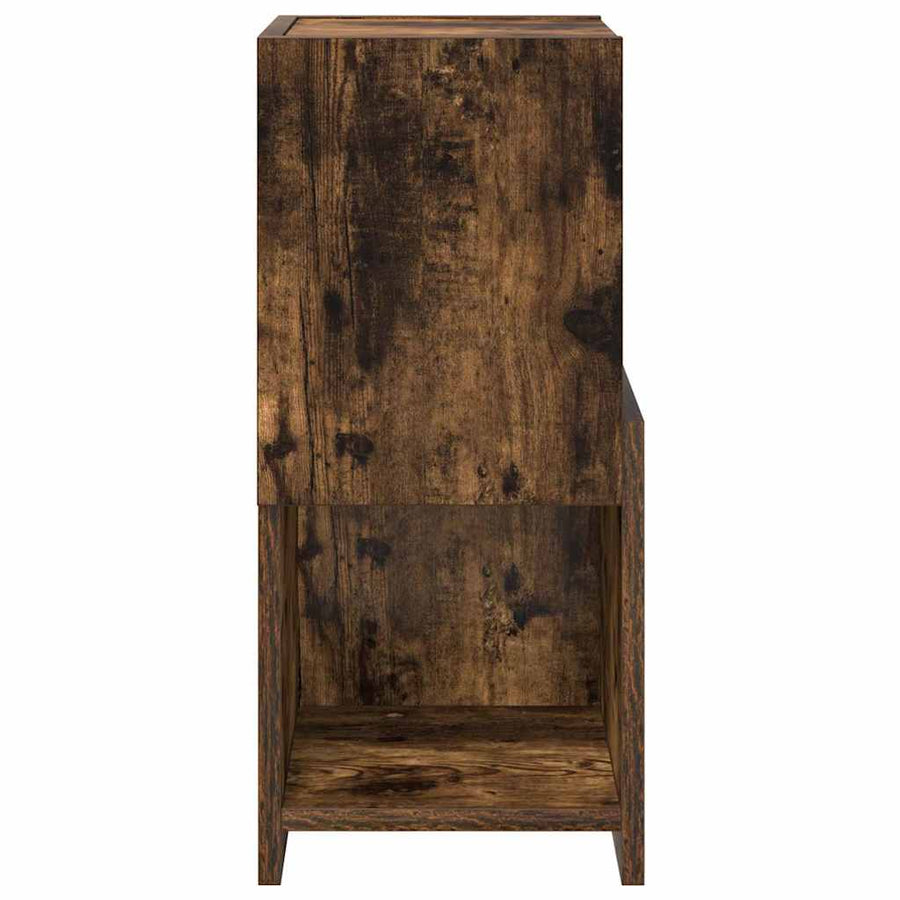 Hoekkast Wit 25,5x25x55cm Bewerkt hout