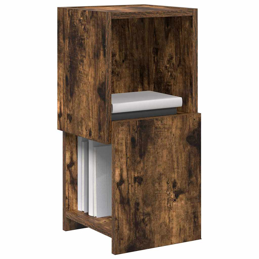 Hoekkast Wit 25,5x25x55cm Bewerkt hout