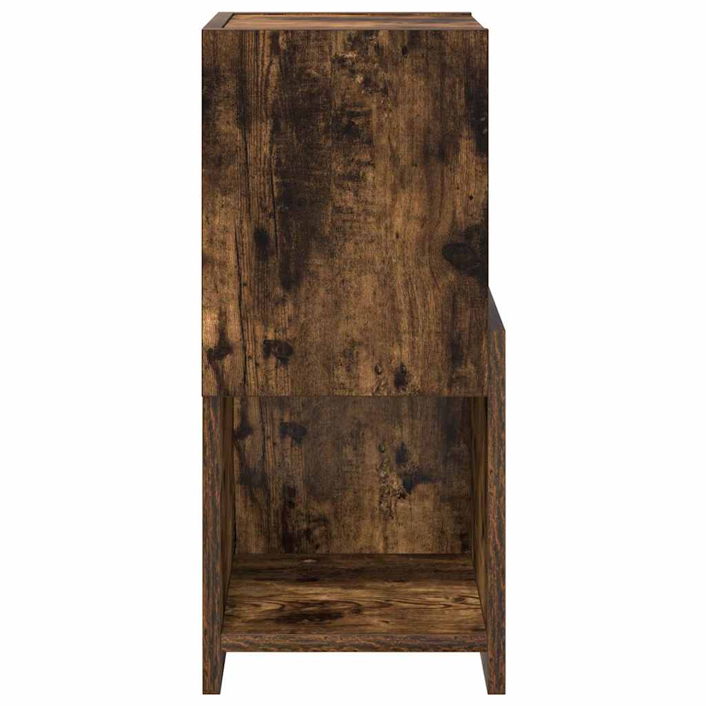 Hoekkast Wit 25,5x25x55cm Bewerkt hout