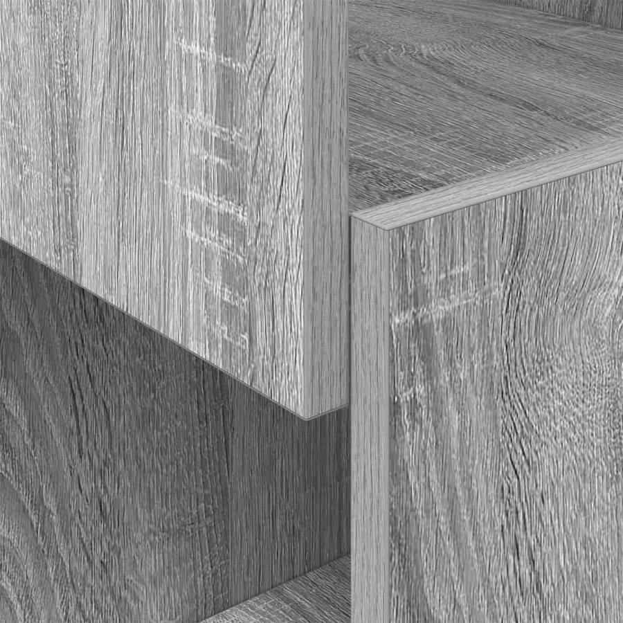 Hoekkast Wit 25,5x25x55cm Bewerkt hout