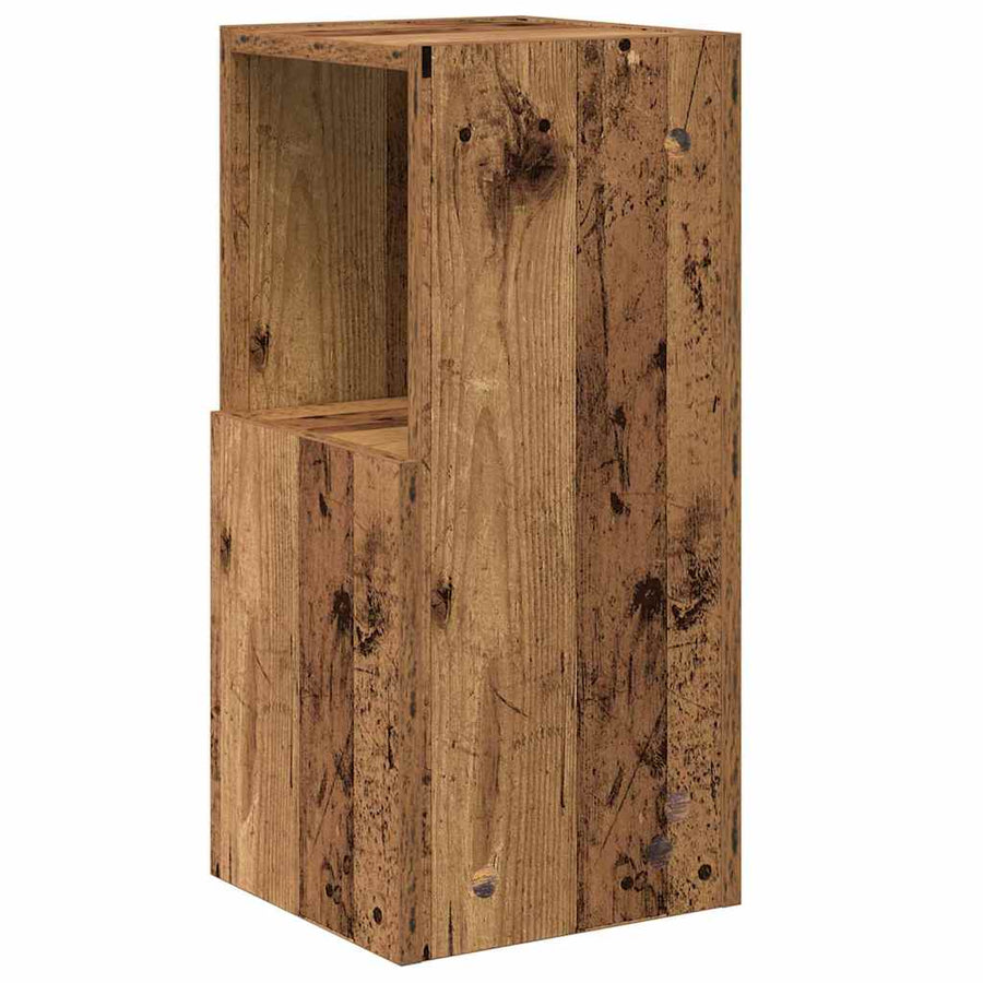 Hoekkast Wit 25,5x25x55cm Bewerkt hout
