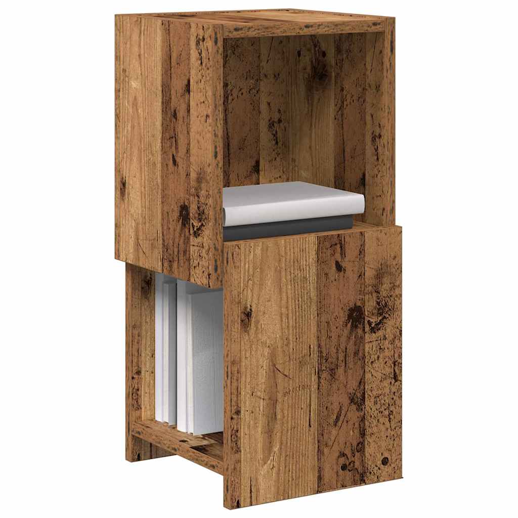 Hoekkast Wit 25,5x25x55cm Bewerkt hout