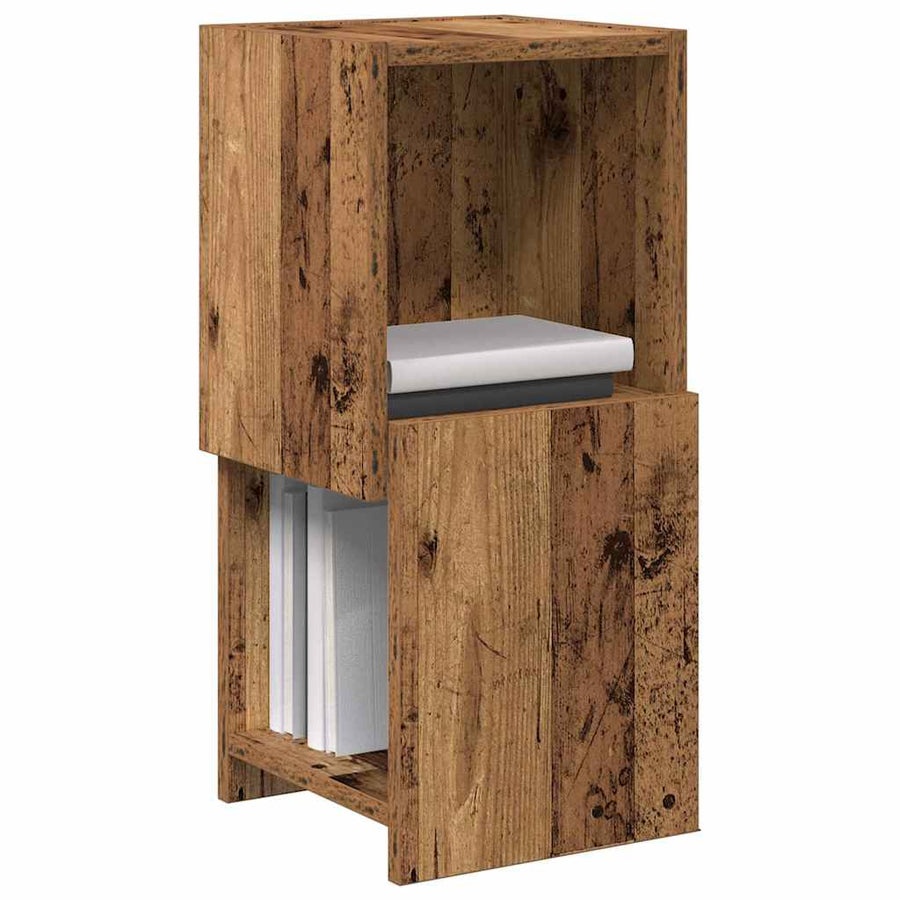 Hoekkast Wit 25,5x25x55cm Bewerkt hout