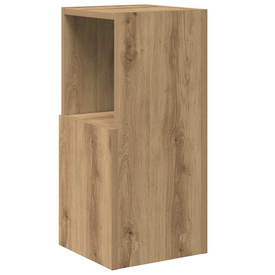 Hoekkast Wit 25,5x25x55cm Bewerkt hout