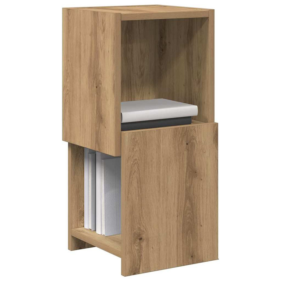 Hoekkast Wit 25,5x25x55cm Bewerkt hout