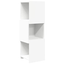 Hoekkast Wit 30,5x30x95cm Bewerkt hout