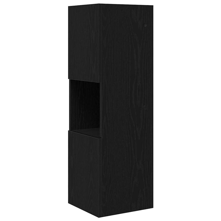 Hoekkast Wit 30,5x30x95cm Bewerkt hout