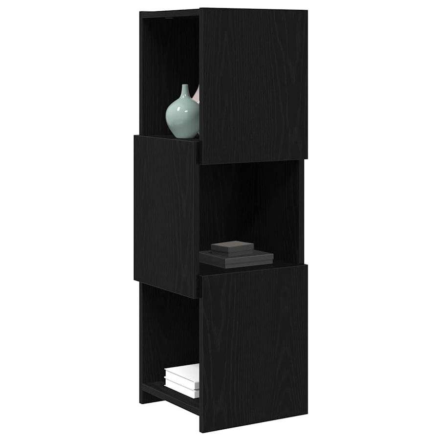 Hoekkast Wit 30,5x30x95cm Bewerkt hout