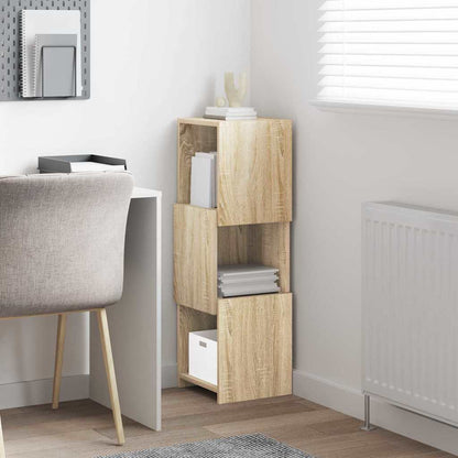 Hoekkast Wit 30,5x30x95cm Bewerkt hout
