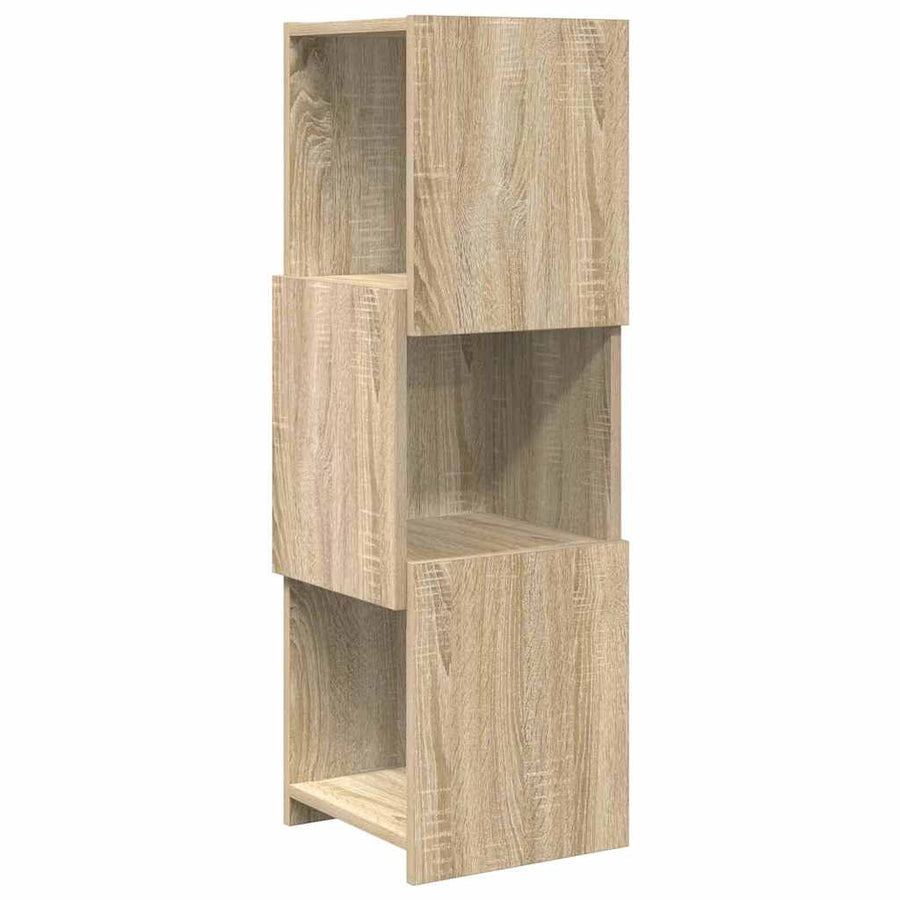 Hoekkast Wit 30,5x30x95cm Bewerkt hout