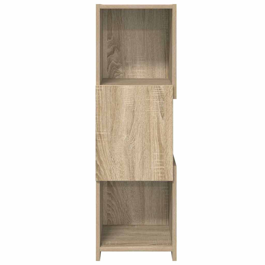 Hoekkast Wit 30,5x30x95cm Bewerkt hout