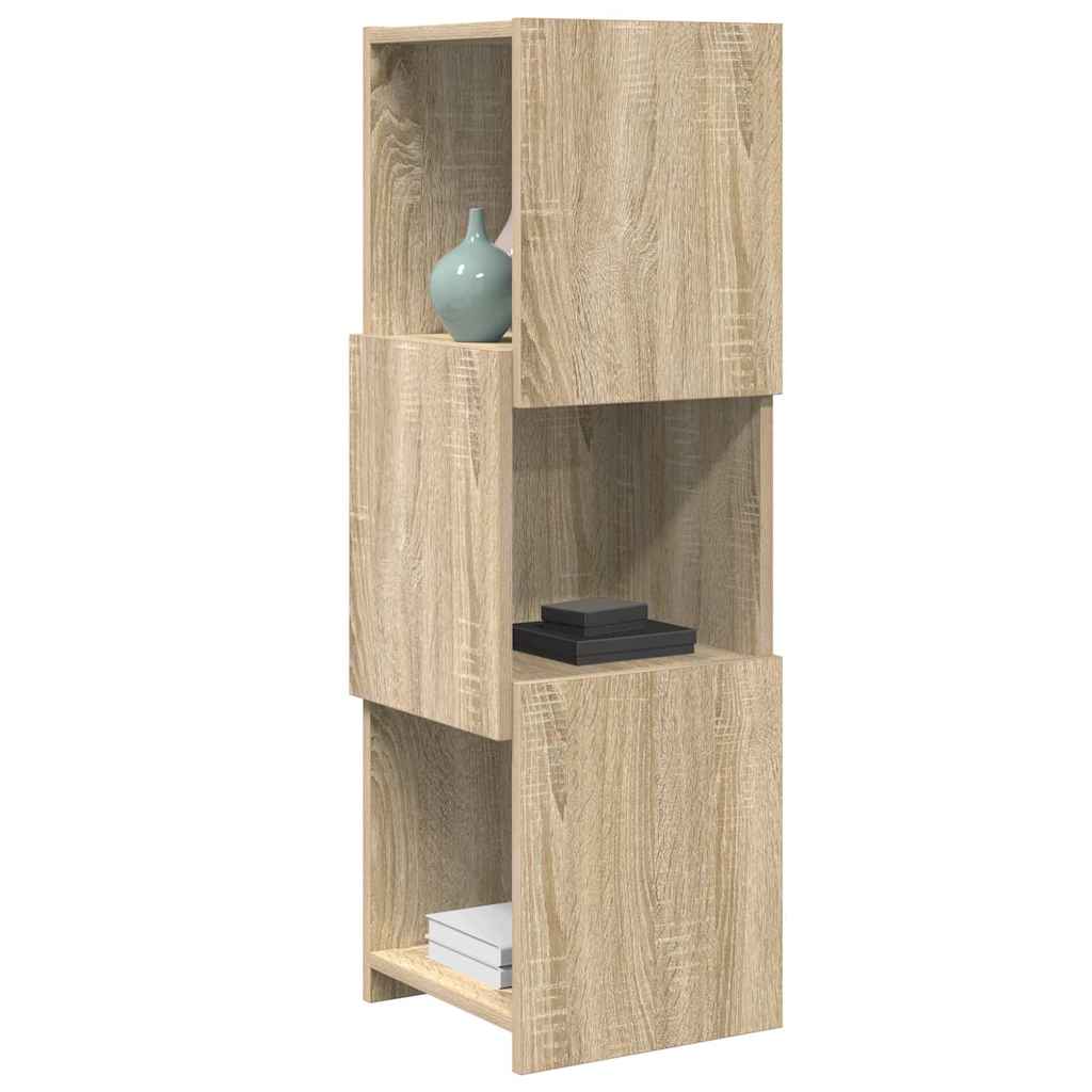 Hoekkast Wit 30,5x30x95cm Bewerkt hout