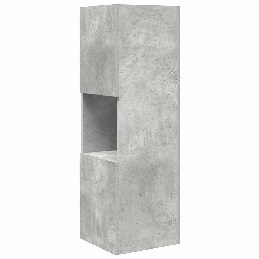 Hoekkast Wit 30,5x30x95cm Bewerkt hout