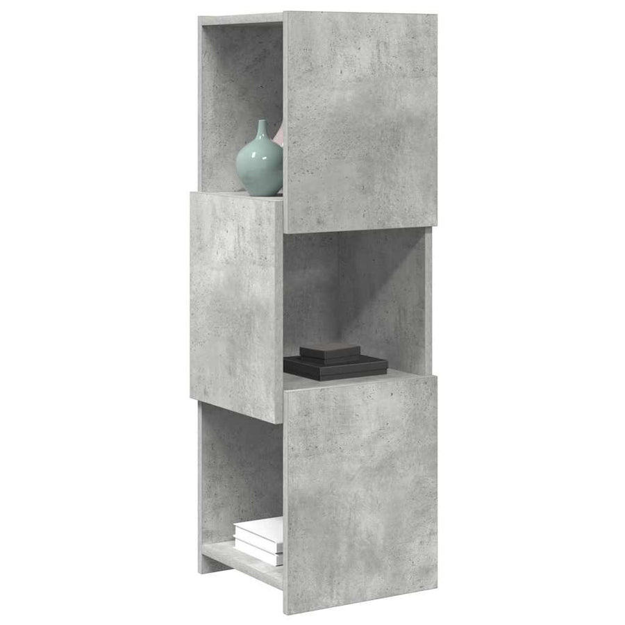 Hoekkast Wit 30,5x30x95cm Bewerkt hout