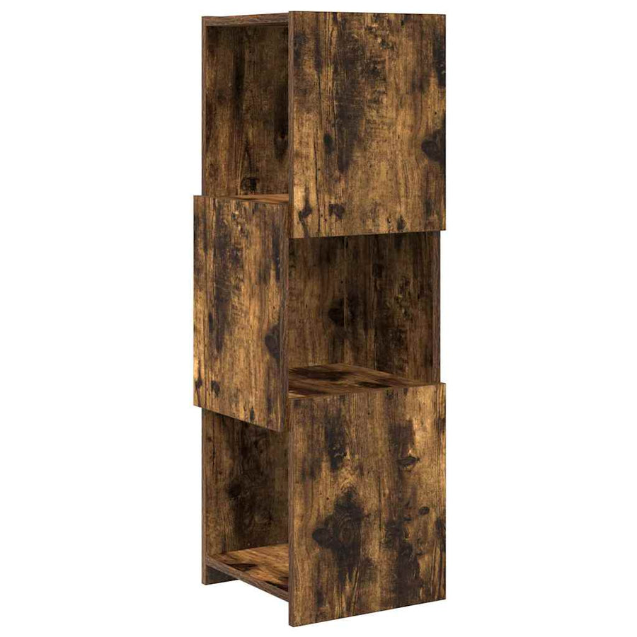 Hoekkast Wit 30,5x30x95cm Bewerkt hout