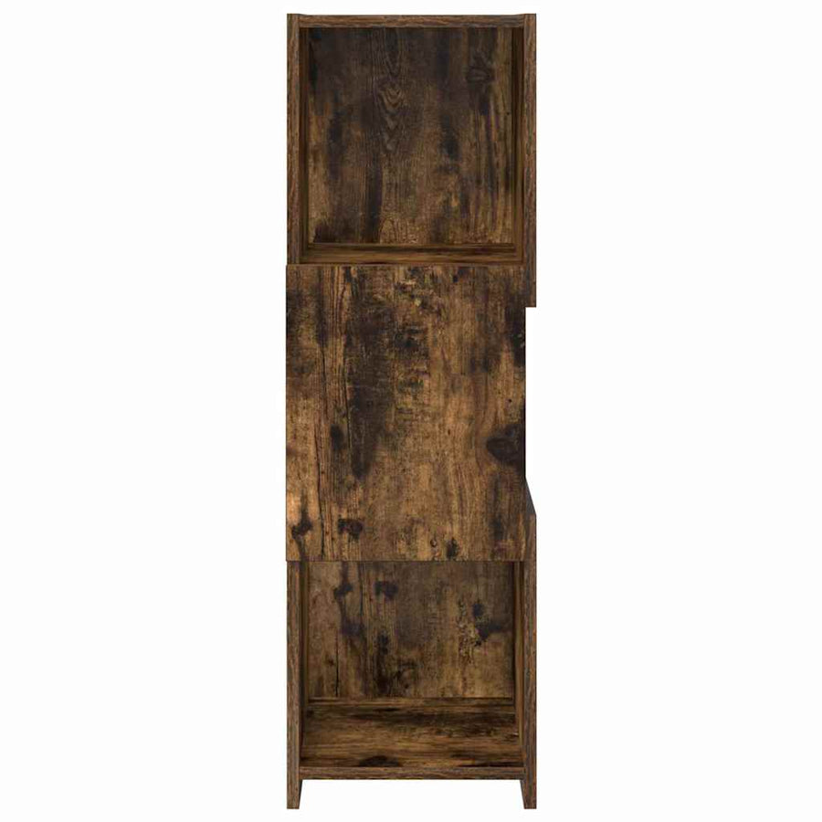 Hoekkast Wit 30,5x30x95cm Bewerkt hout