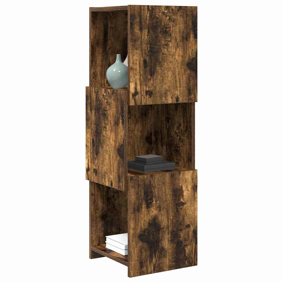 Hoekkast Wit 30,5x30x95cm Bewerkt hout