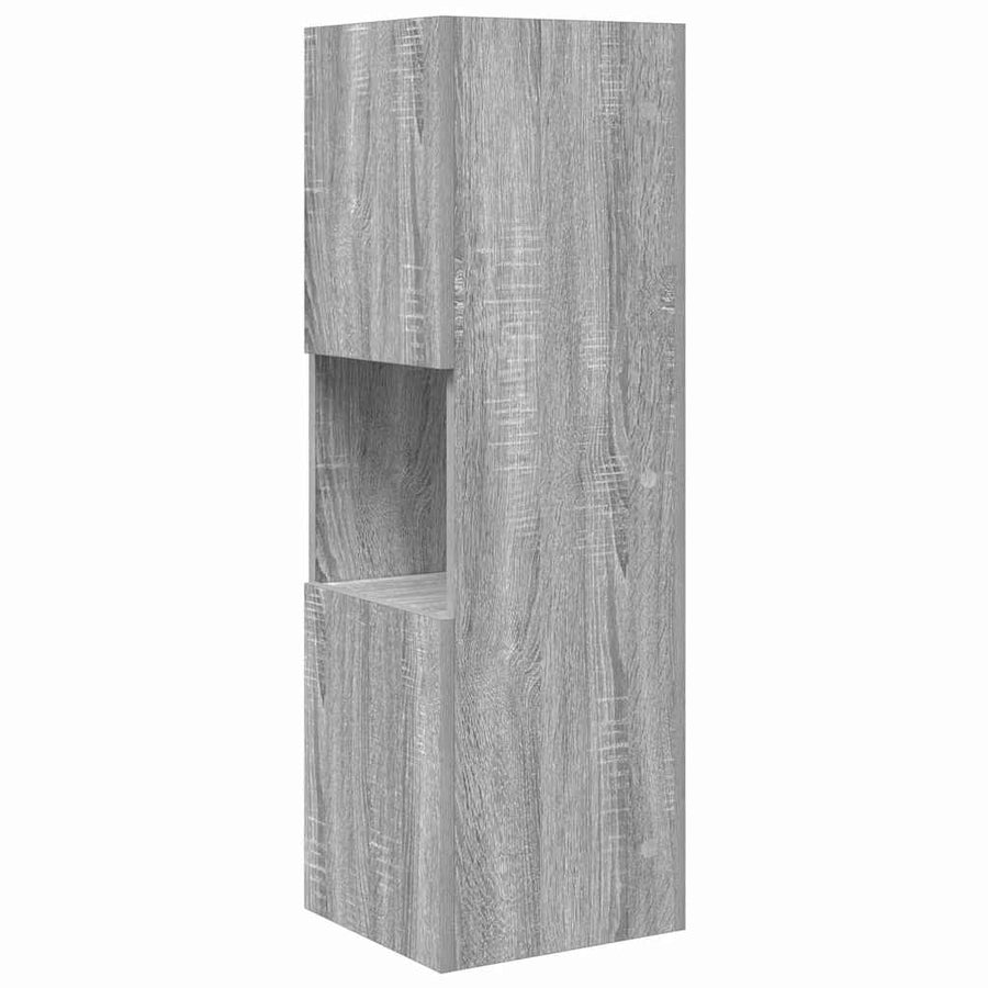 Hoekkast Wit 30,5x30x95cm Bewerkt hout