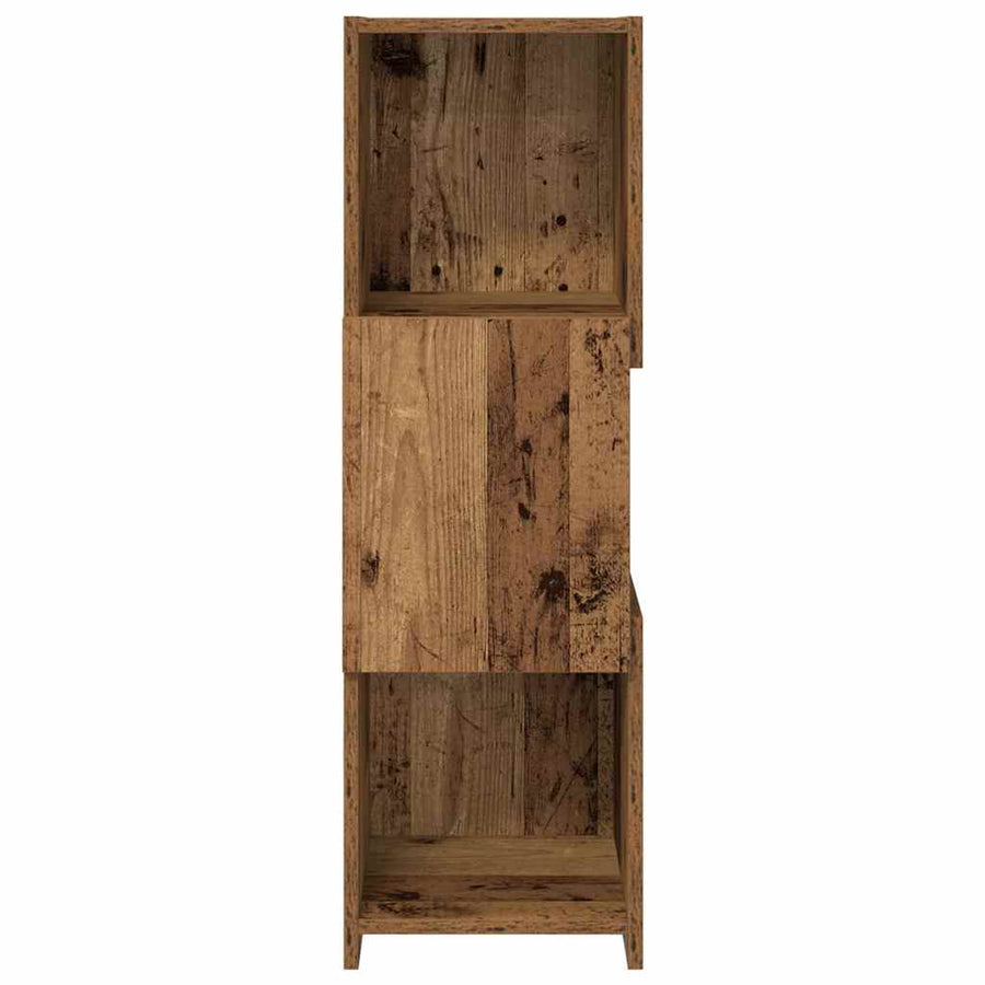 Hoekkast Wit 30,5x30x95cm Bewerkt hout