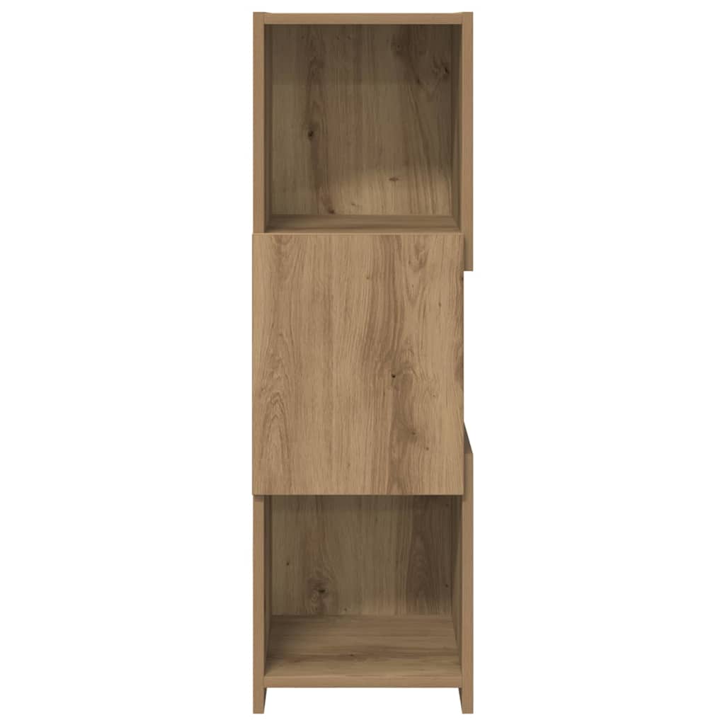 Hoekkast Wit 30,5x30x95cm Bewerkt hout