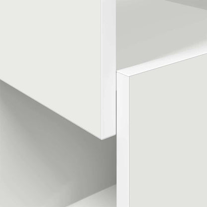 Hoekkast Wit 30,5x30x65cm Bewerkt hout