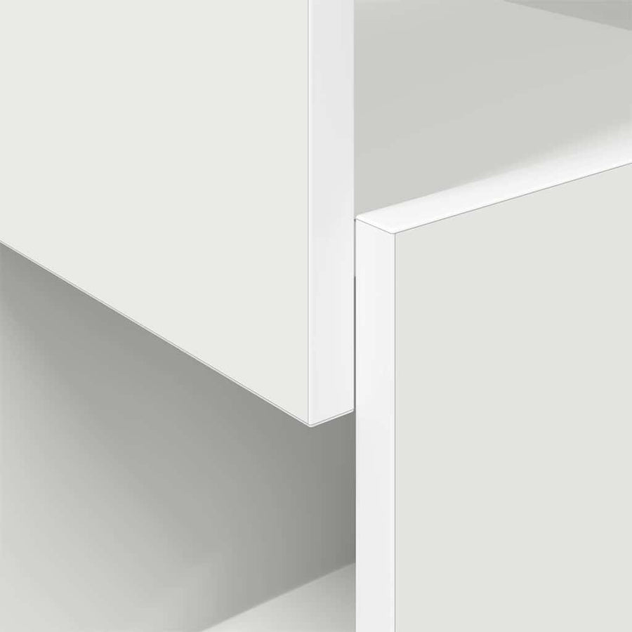 Hoekkast Wit 30,5x30x65cm Bewerkt hout