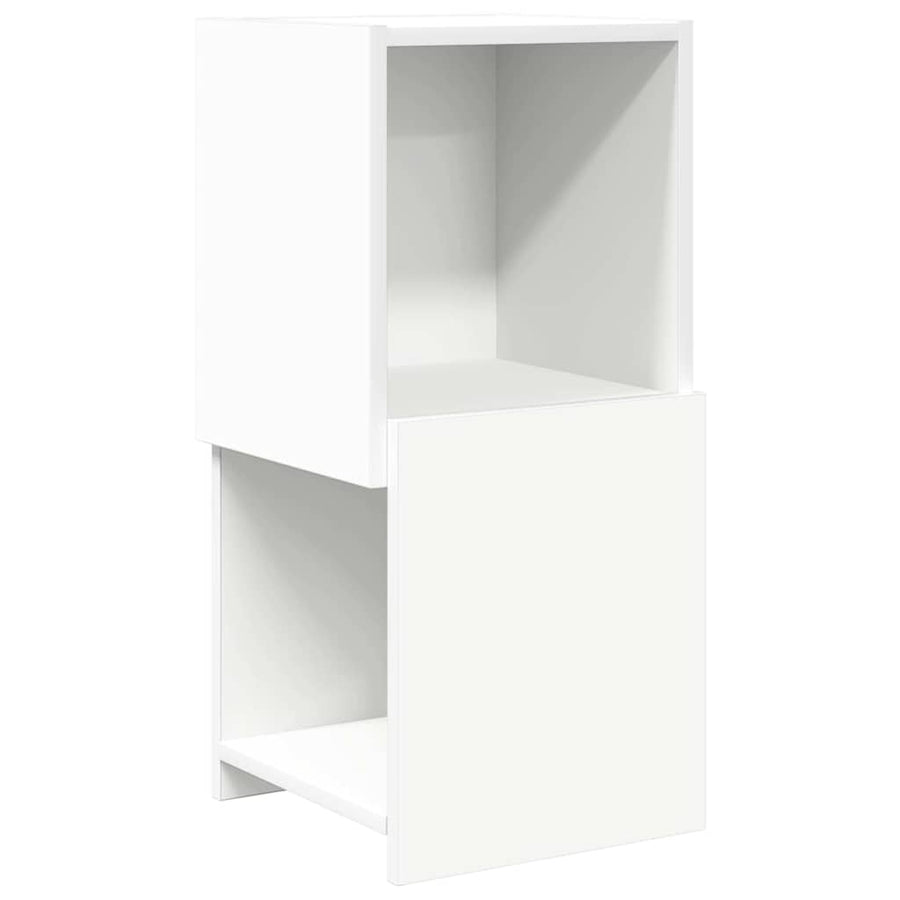 Hoekkast Wit 30,5x30x65cm Bewerkt hout