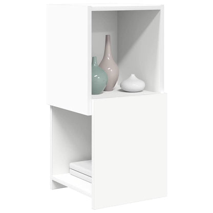 Hoekkast Wit 30,5x30x65cm Bewerkt hout