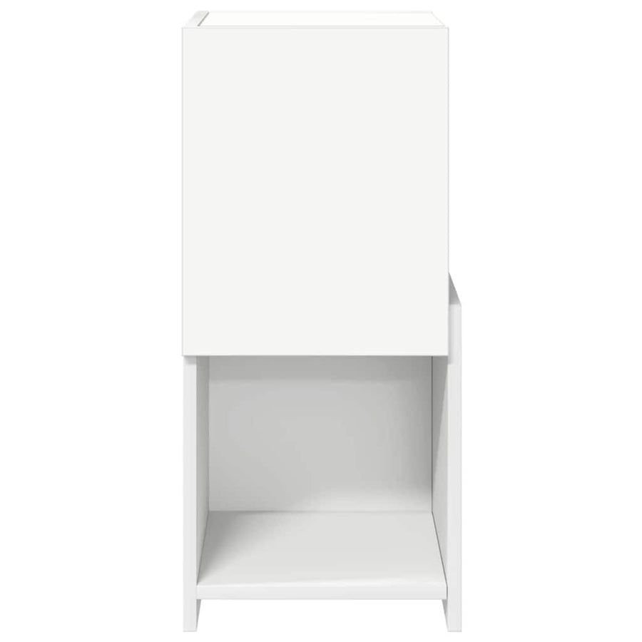Hoekkast Wit 30,5x30x65cm Bewerkt hout