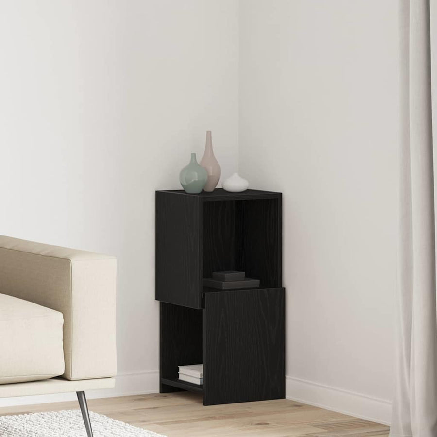 Hoekkast Wit 30,5x30x65cm Bewerkt hout